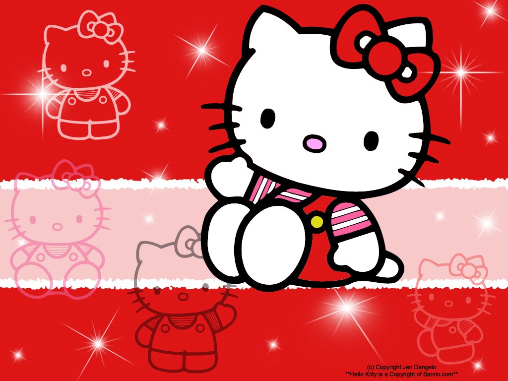 Foto Animasi Hello Kitty Lucu Terbaru Display Picture Lucu